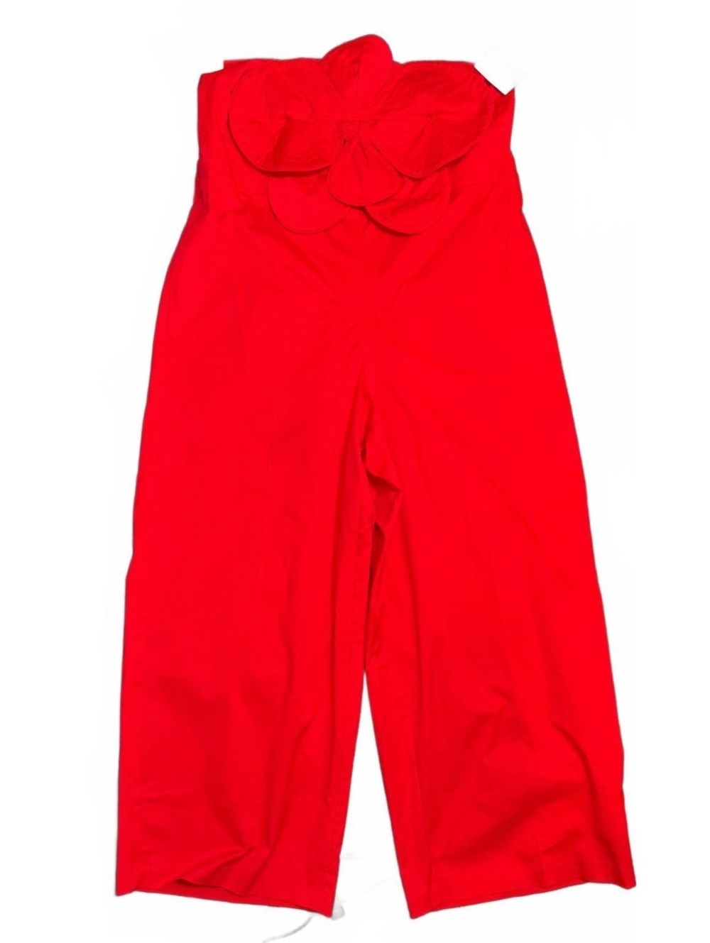 NWT Eloquii Strapless Red Flower Jumpsuit Size 20 - Picture 4 of 9
